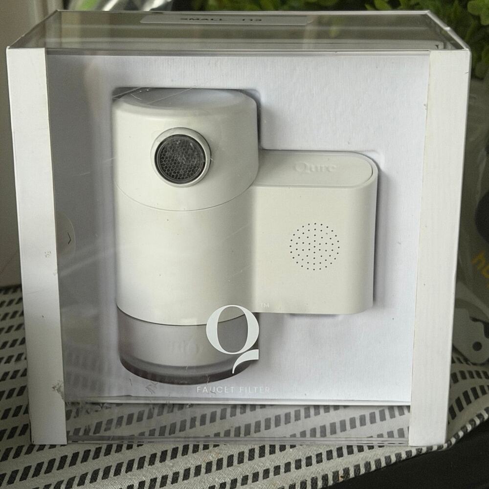 Qure Skincare Faucet Filter WF-FCT-WH1 Sink Filter for Skin White NIB New Sealed